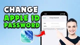 Как изменить пароль от моей учетной записи Apple ID?