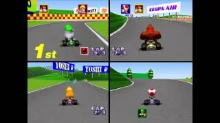Mario Kart 64 - Unused Code: Bomb Warning