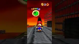 Baby Mario burns his Butt in SM64  #supermario #nintendo #mario #shorts #sm64 #funny #comedy