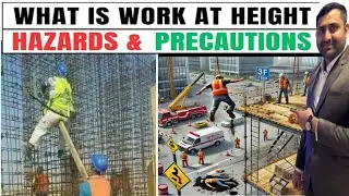 Work at Height Safety | Hazards & Control Measures Explained in Hindi & Urdu @SafetyTrainerNebosh