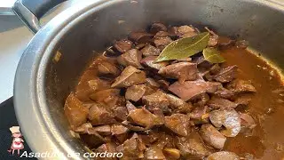 Asadura de cordero lechal, muy baja en carbohidratos