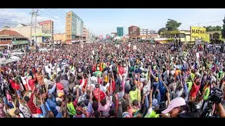 See how Gachagua stormed Karatina, Nyeri County & Kagumo, Kirinyaga County with a massive reception
