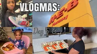 VLOGMAS DAY 6 & 7: WORK, MINI SHOPPING RUN, MAKING SNOWMAN PIZZA FROM SCRATCH ☃️🍕🛍️