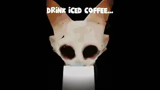 Car Drinks Iced Coffee... #garn47 #garn47car #car #cat #robloxmemes #funny #meme #memes #memez