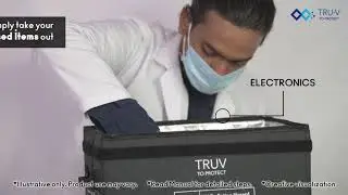 TRU-V UVCare Demo | Covinient, Safe, and Effective UV-C Sterilizer Box for Home, Hospital, Office