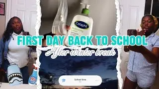 First day back to school *after winter break * || MaryahMariee