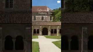 UNESCO WORLD HERITAGE SITES - Cistercian Abbey of Fontenay, France 😍 #travel #unesco #france