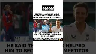 Stuart broad on yuvraj singh six sixes | Stuart broad on yuvraj singh interview