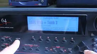 Emu E-64 sampler loading Zip disk