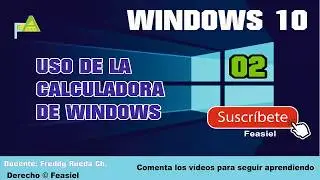 Calculadora de Windows 10 - Feasiel