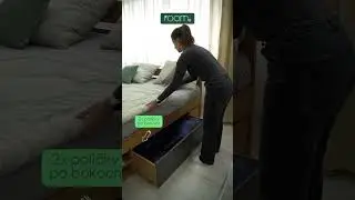 RoomIQ | Manželsk&aacute; posteľ s tajn&yacute;m nočn&yacute;m stol&iacute;kom