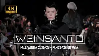 WEINSANTO Automne/Hiver 2025/26 : Th&eacute;&acirc;tralit&eacute; et innovation &agrave; la Paris FW