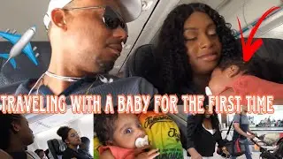 FIRST TIME FLYING WITH A NEWBORN BABY ! VACATION TIME
