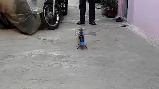 Rc helicopter 500,hovering.using 3cell 2200mah wolf pack lipo battery from rc bazaar.bangalore.