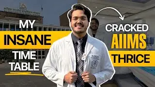 This INSANE Study Schedule Helped me Cracked AIIMS 