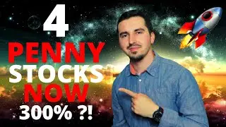 4 Penny Stocks To Buy NOW?! | Cheap Penny Stocks 🚀 | This Stock Was Up 300% In 2 Months!? 😱