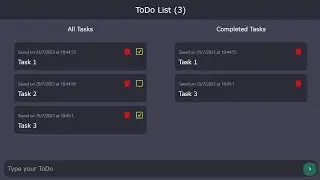 Created a ToDo List Web App using JavaScript 🌟 || Web Development Project || 😎 Front End Development