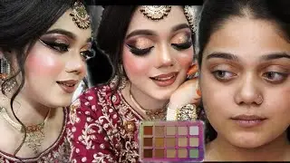 निकाह के लिये दुल्हन कैसे तैयार करते हैँ | BRIDAL MAKEOVER || Glowy Bridal Makeup Step By Step