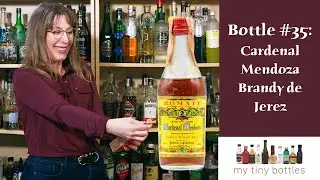 My Tiny Bottles: Cardenal Mendoza Brandy de Jerez - History in Grandma's Dusty Mini Bottles