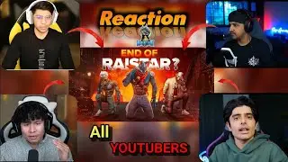 @RaiStar Quit Free Fire 😌 Totalgaming and All Youtubers Reaction 😱 @TotalGaming093 #raistar