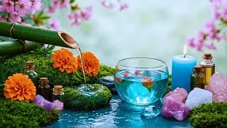Soft Healing Piano 🌙 Spa Water Sounds for Relaxation, Sleep Therapy & Peaceful Meditation