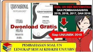 Soal UN SMA 2019, Download Soal UN Matematika SMA dan Pembahasan 2018/2019 [Lengkap]