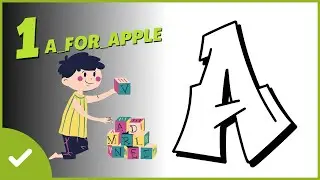 Drawing with Letters for Beginners | Drawing With A | Turn words into drawing | 3d alphabet drawing