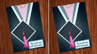 Graduation Card idea🎓 // How to Make a Graduation Card // Congratulations Card