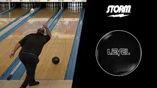 Tony Reynaud throwing the Storm Level bowling ball compared to the Physix Blackout