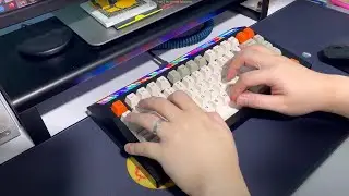 3 Minutes of Angry Miao Cyberboard R3 Typing Action