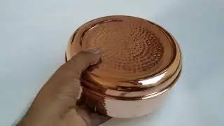 Copper spices Box with spoon and seven Bowls, Our etsy shop www.etsy.com/shop/ambercraftbazaar