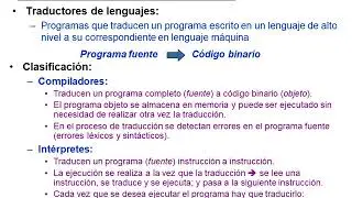 Traductores de lenguajes: compiladores e intérpretes