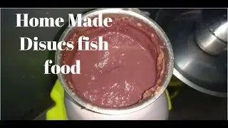 HOW TO: MAKE DISCUS FOOD? The best, cheap, and easy food (Goat heart Mix)