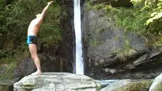 Yoga Retreat Europe: Yoga Near the Waterfall