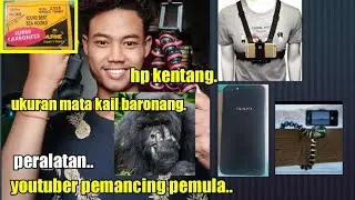 Peralatan  mancing baronang!!! ukuran kail pancing...