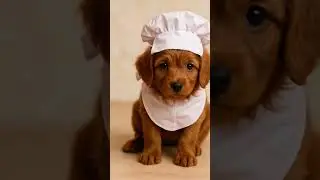 DogCooking #ChefDog #FunnyDogVideo #YouTubeShorts #PuppyChef #DogReel #CapCutEdit