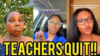 Teachers QUIT In Masses After Holidays- They CAN'T Deal Today's STUDENTS!!
