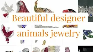 Beautiful designer animals jewelry