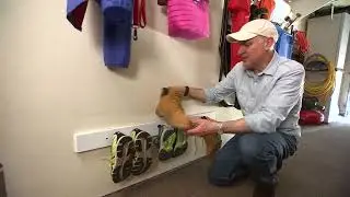 DIY Shoe Rack for Your Garage