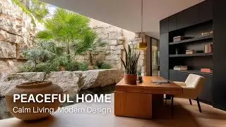 Calm Your Space: A Modern & Minimalist Home Tour with Green Design