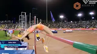 Angelina Topić napad na rekord Srbije od 198cm - DL Doha 2024