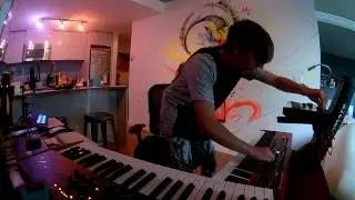 Stranger Things  - Netflix theme (cover by Harrison Houde) [Live one take on hardware synths]