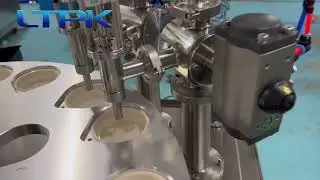 Automatic filling and sealing machine for cup/box