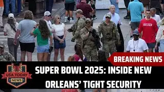 Super Bowl Security in New Orleans: How the NFL Prepares for Major Events । USA TODAY NEWS