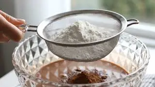 Crystal Glass Chocolate Cake ASMR | Step by Step Baking Mixing & Cutting Sounds Only #asmrsounds