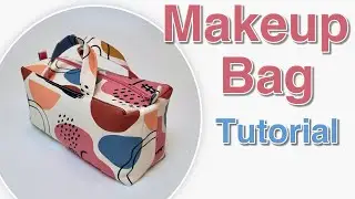 Makeup Bag Tutorial/ How to make a box pouch