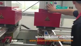 Sinon a professional upvc window machine, aluminum window machinery