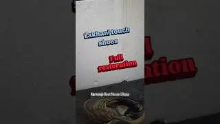 Lakhani touch shoe | Full restoration | suede and nubuck leather shoes | Kannauje Boot House Sikosa