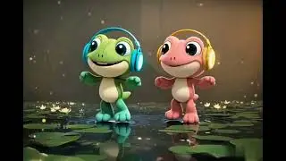 Frog Song for Kids (2-6 Years) - Learn Animals | Happy Frog Pop