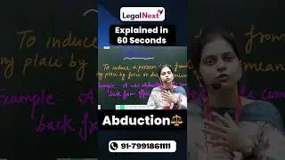 What is Abduction? | Meaning, Definition, Difference from Kidnapping & Examples | Laiba Khan